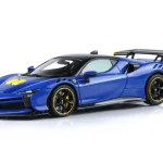 Újdonság Ferrari SF90 XX Stradale 2024 Azzurro Dino (vitrinnel) Limitált